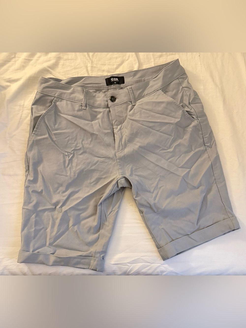 Icon Amsterdam Men’s Grey Shorts - W34